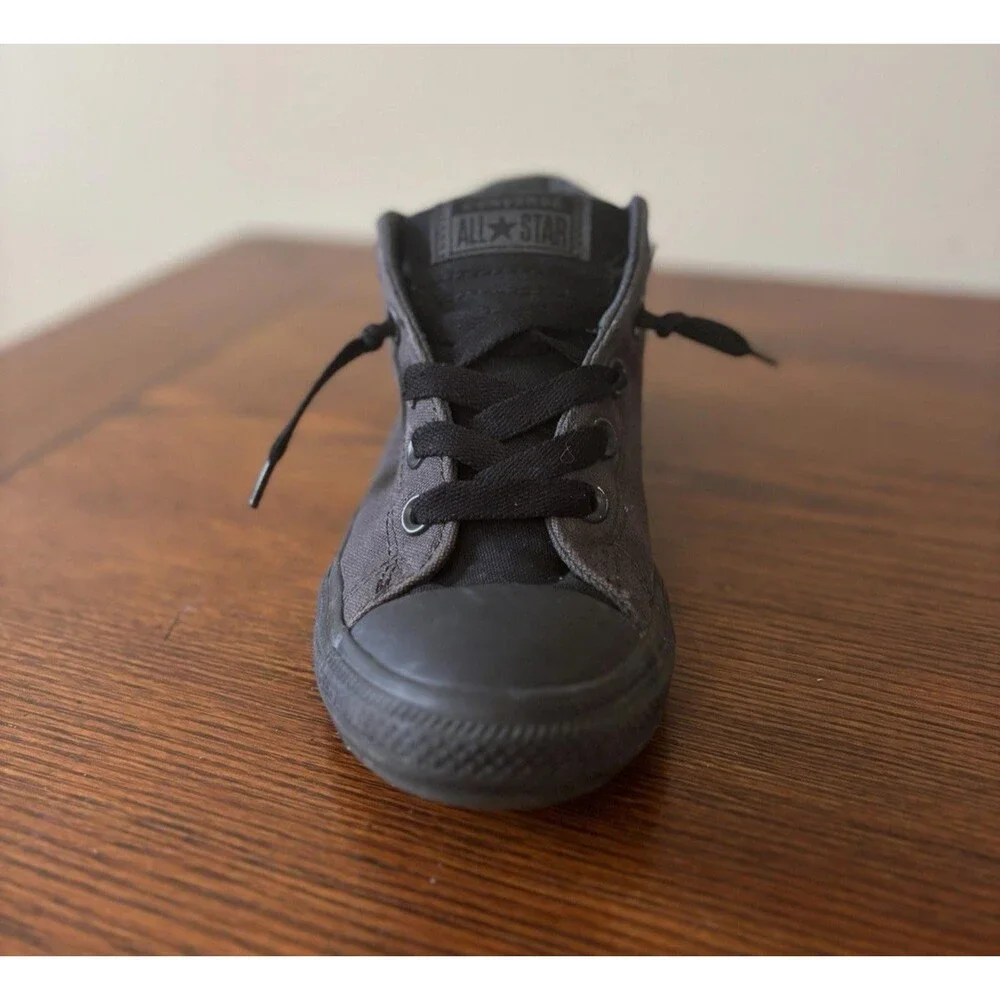 Converse Boy's CT AS Street Mid Almost Black/Blk Sneakers - Size 3.5  #658105F